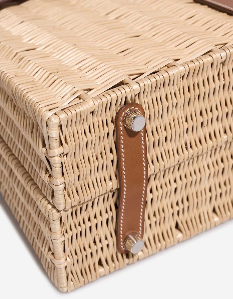 Hermès Kelly Picnic 35 Osier / Barénia Fauve / Naturel Signs of wear | Sell your designer bag