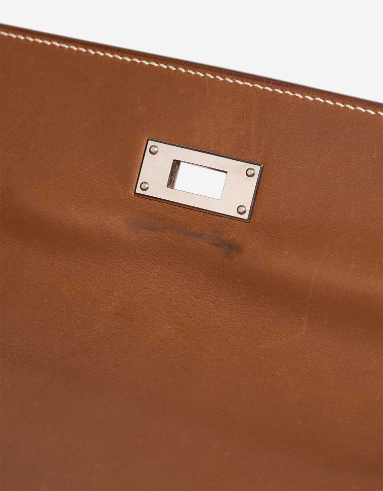 Hermès Kelly Picnic 35 Osier / Barénia Fauve / Naturel Signs of wear | Sell your designer bag