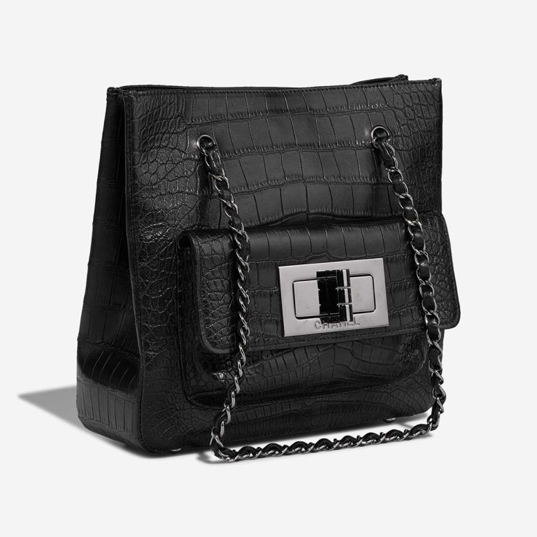 Chanel Shopping Tote Small Matte Alligator Black | Sell your designer bag