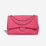 Chanel Flap Bag XXL Caviar Hot Pink Front | Sell your designer bag