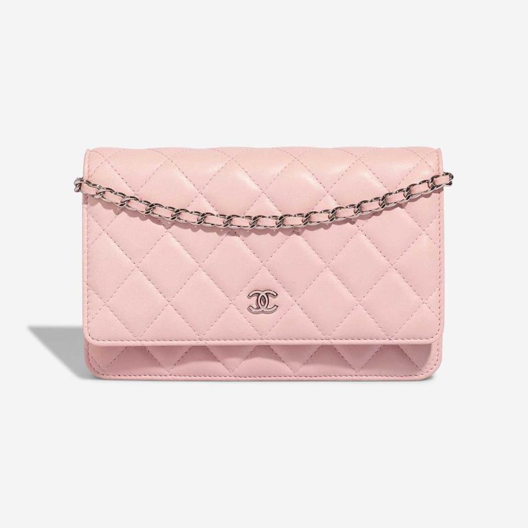 Chanel Wallet on Chain Timeless Lamb Pink Front | Sell your designer bag