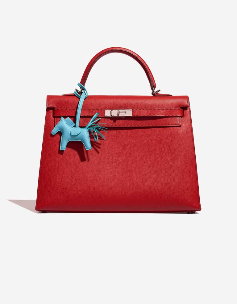 Hermès Rodéo PM Milo Bleu Céleste Système de fermeture | Vendez votre sac de créateur