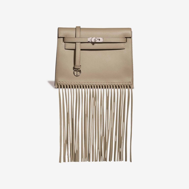 Hermès Kelly Danse Anate Swift Beige Marfa Front | Verkaufen Sie Ihre Designer-Tasche