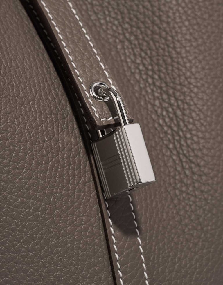 Hermès Picotin 22 Taurillon Clémence Étoupe Closing System | Sell your designer bag