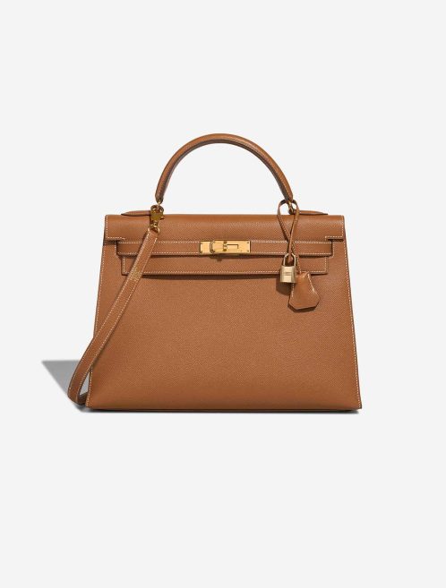 Hermès Kelly Sellier 32 Epsom Gold Front | Sell your designer bag