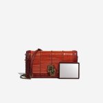 Bottega Veneta City Knot Python / Lamb Burgundy / Orange Front | Sell your designer bag