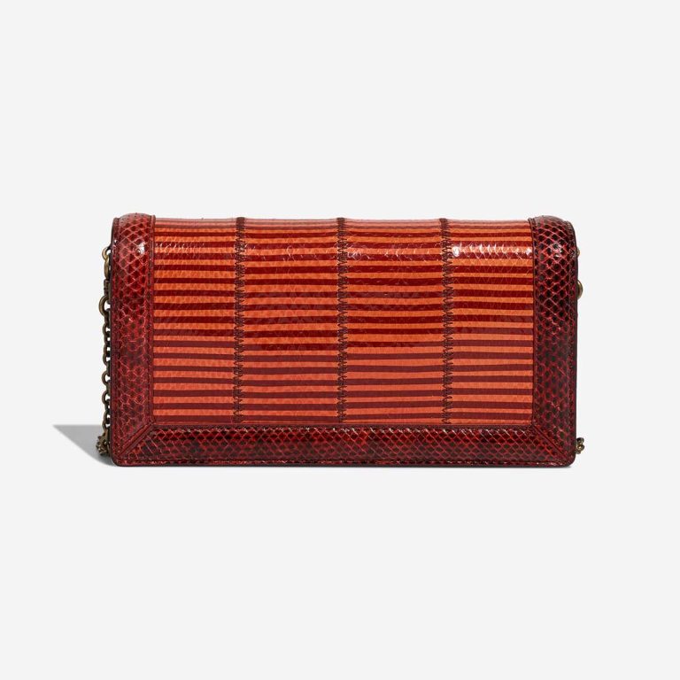 Bottega Veneta City Knot Python / Lamb Burgundy / Orange | Sell your designer bag