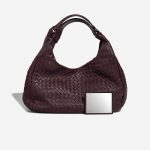 Bottega Veneta Shoulder Bag Medium Lamb Dark Burgundy Front | Sell your designer bag