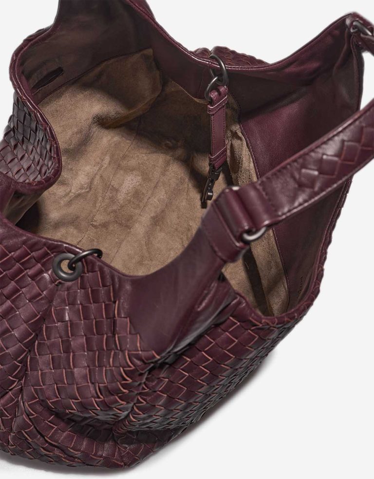 Bottega Veneta Shoulder Bag Medium Lamb Dark Burgundy Inside | Sell your designer bag