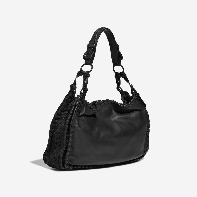 Bottega Veneta Shoulder Bag Medium Lamb / Python Black | Sell your designer bag