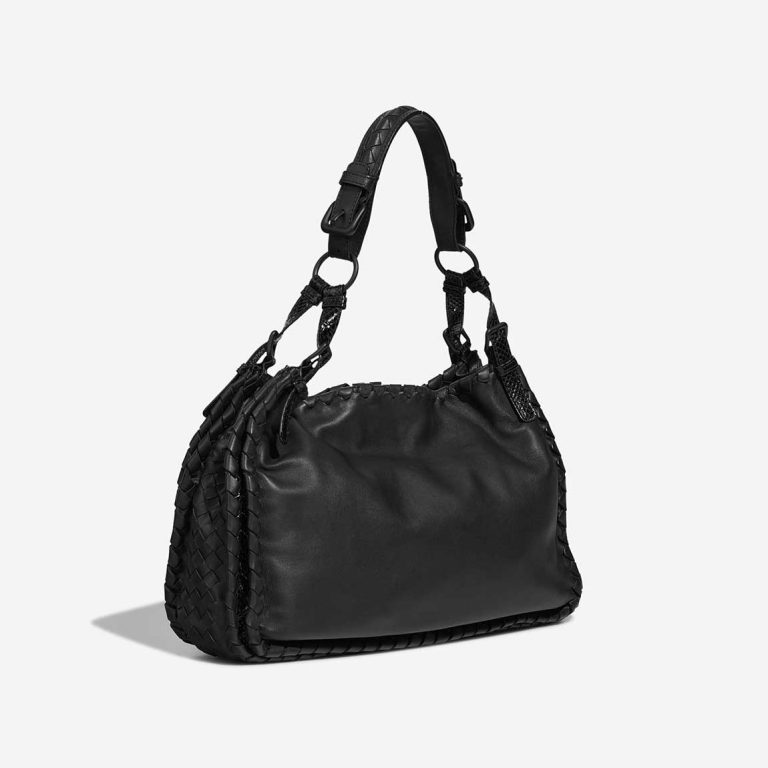 Bottega Veneta Shoulder Bag Medium Lamb / Python Black | Sell your designer bag