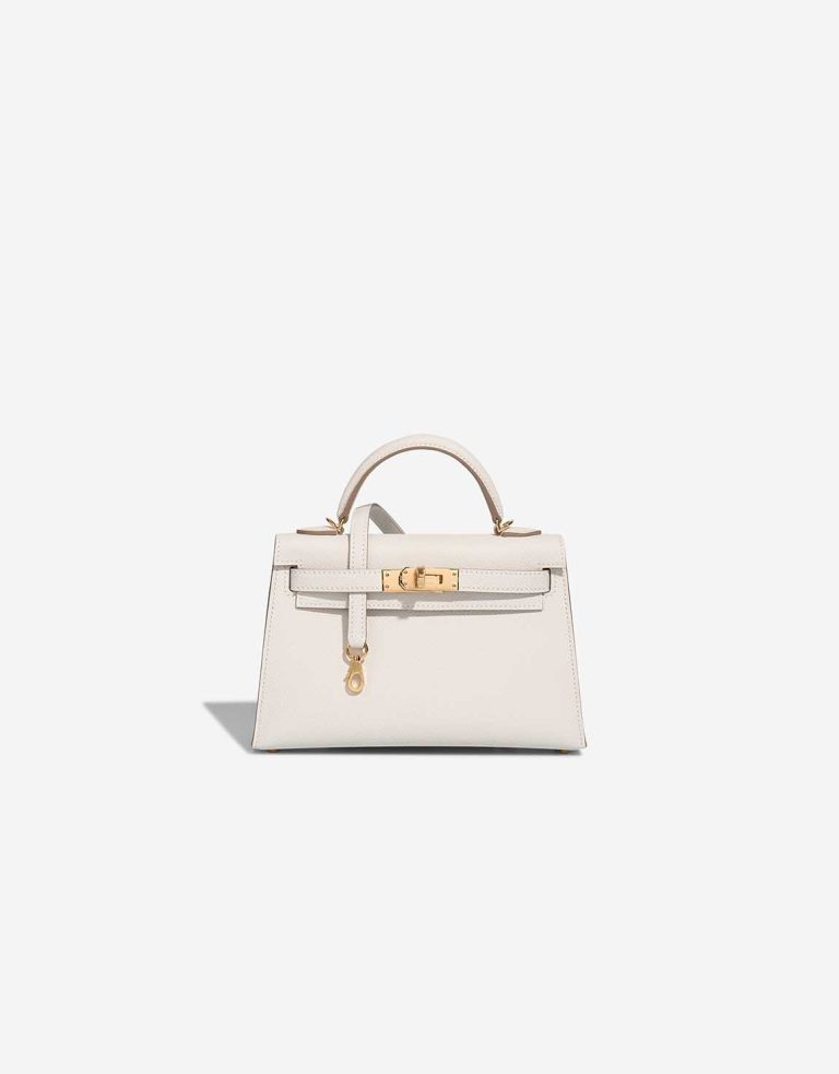 Hermès Kelly Mini Epsom Gris Pâle Front | Sell your designer bag