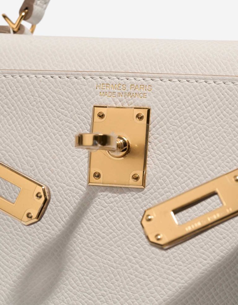 Hermès Kelly Mini Epsom Gris Pâle Logo | Sell your designer bag