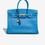 Hermès Birkin 35 Epsom Bleu Zanzibar Front | Verkaufen Sie Ihre Designer-Tasche