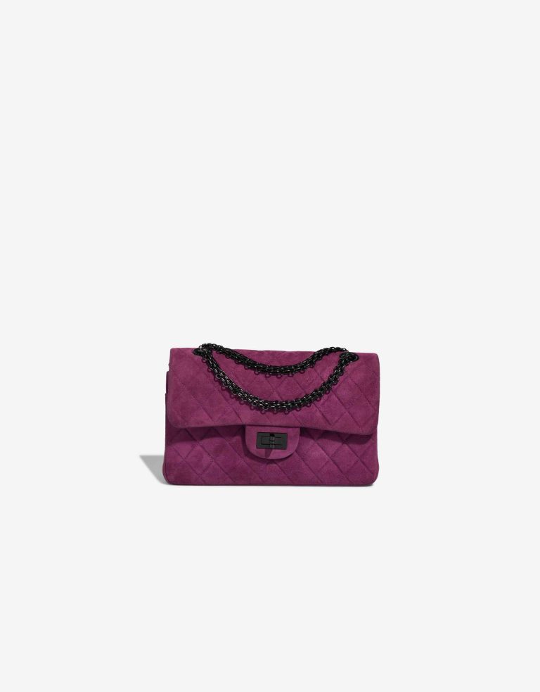 Chanel 2.55 Reissue 225 Velvet Lilac Front | Sell your designer bag