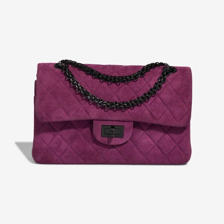 Chanel 2.55 Reissue 225 Velvet Lilac Front | Sell your designer bag