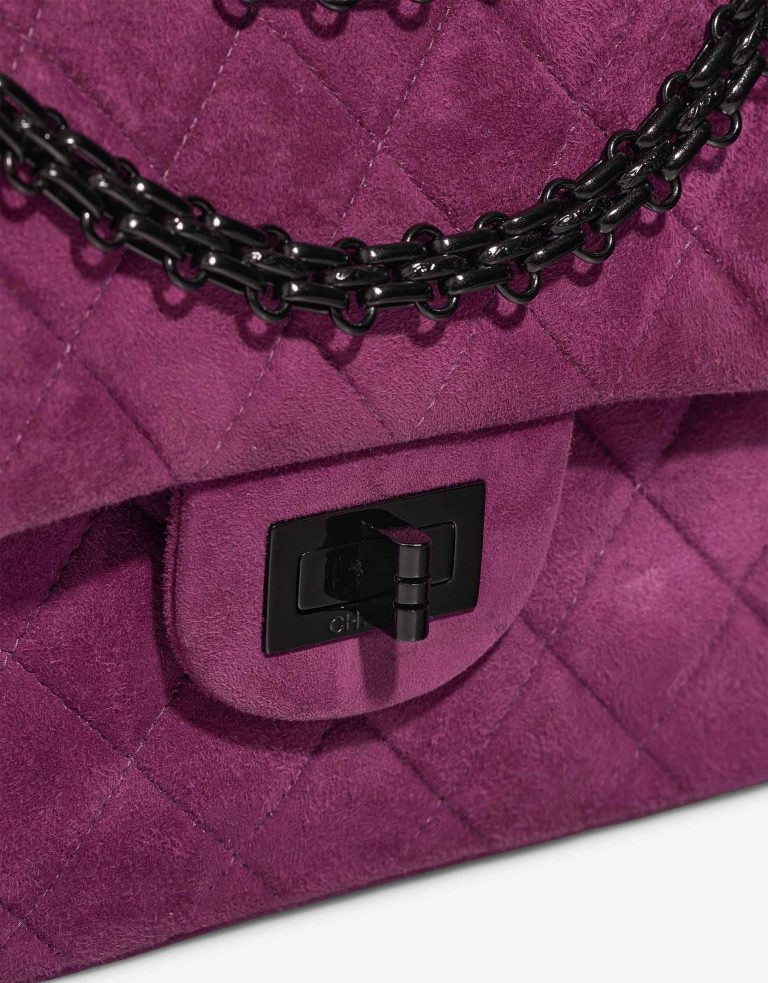 Chanel 2.55 Reissue 225 Velvet Lilac Closing System | Sell your designer bag