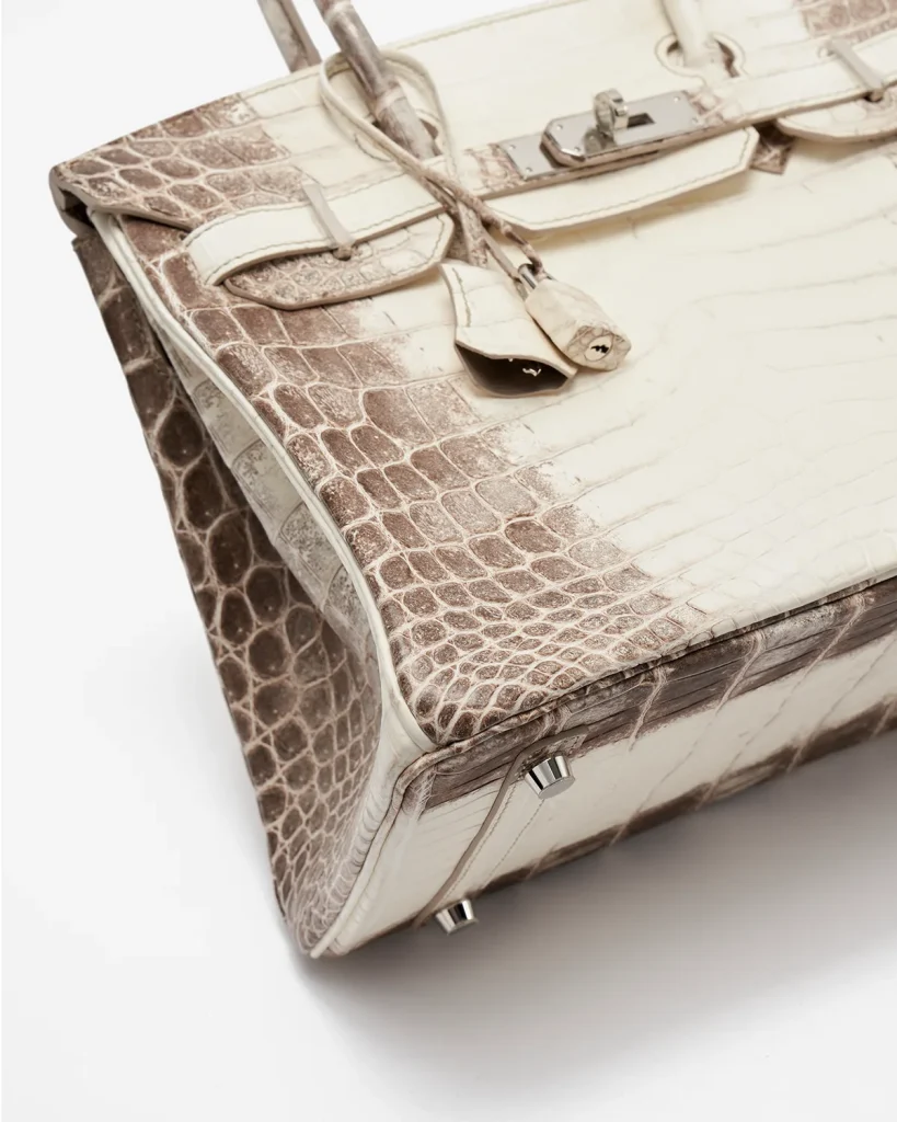 A Himalaya Birkin 30 in Himalaya Niloticus Crocodile, sold on saclab.com