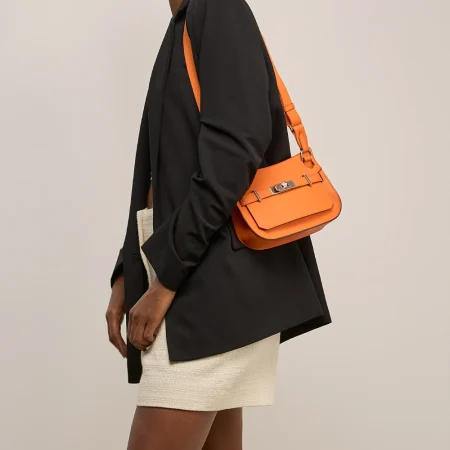 Hermès Jypsière Mini Orange H, vendu sur saclab.com