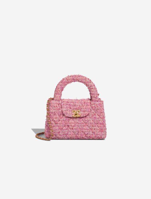 Chanel Kelly Medium Tweed Pink Front | Vendez votre sac de créateur