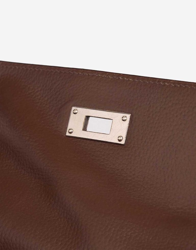 Hermès Kelly 28 Evercolor Brown Signs of wear | Sell your designer bag