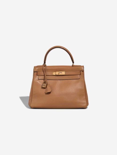 Hermès Kelly 28 Epsom Beige Front | Sell your designer bag