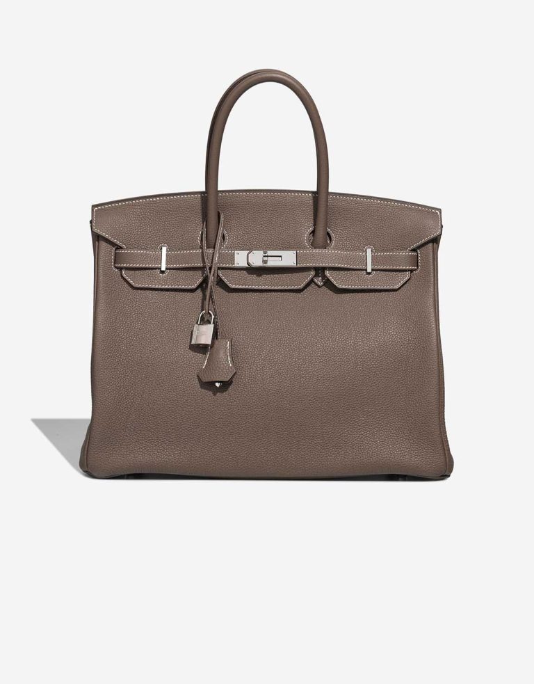 Hermès Birkin 35 Togo Étoupe Front | Vendre votre sac de créateur