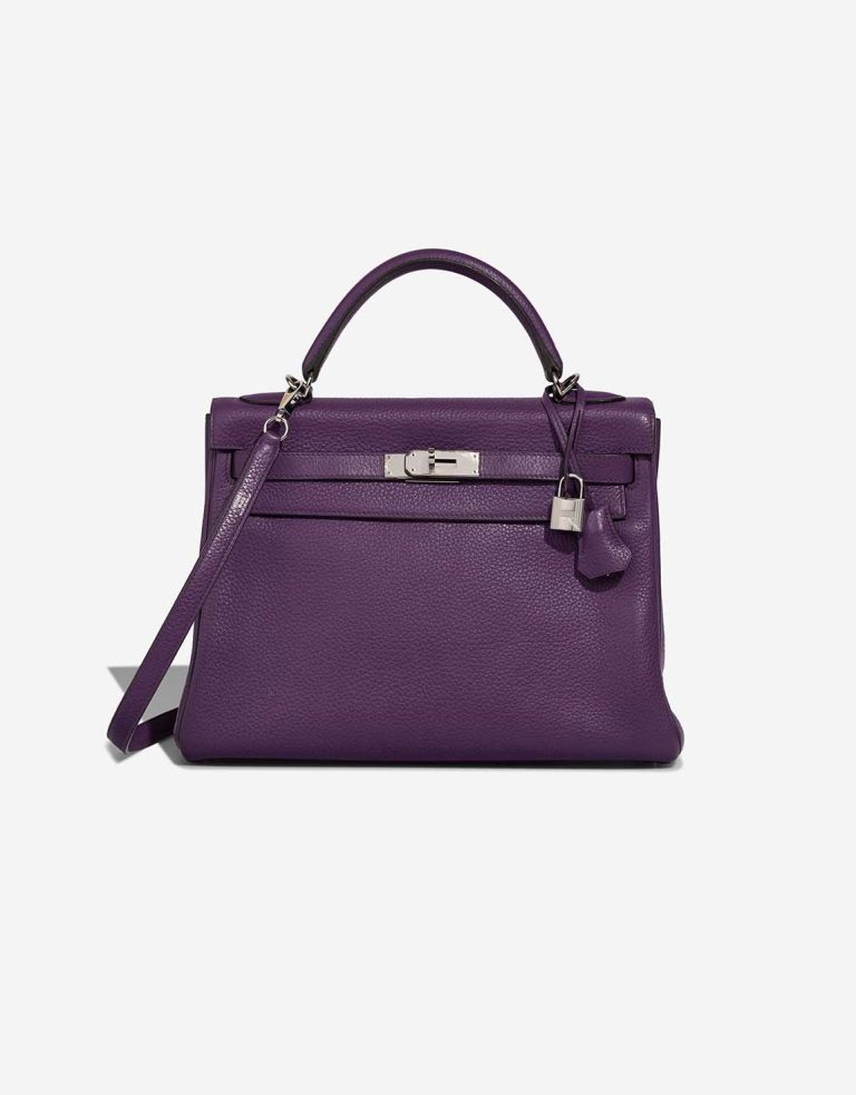 Hermès Kelly 32 Togo Ultraviolet  Front | Sell your designer bag