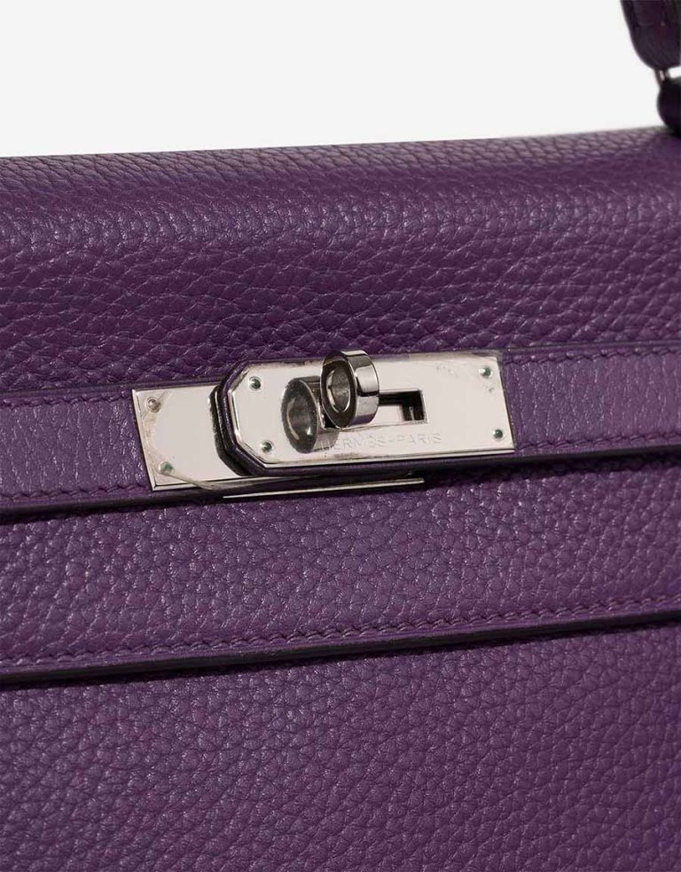 Hermès Kelly 32 Togo Ultraviolet  Closing System | Sell your designer bag