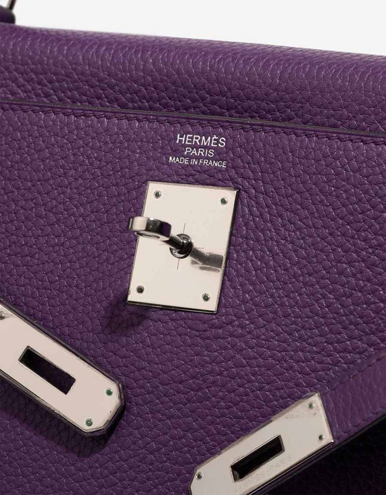 Hermès Kelly 32 Togo Ultraviolet  Logo | Sell your designer bag