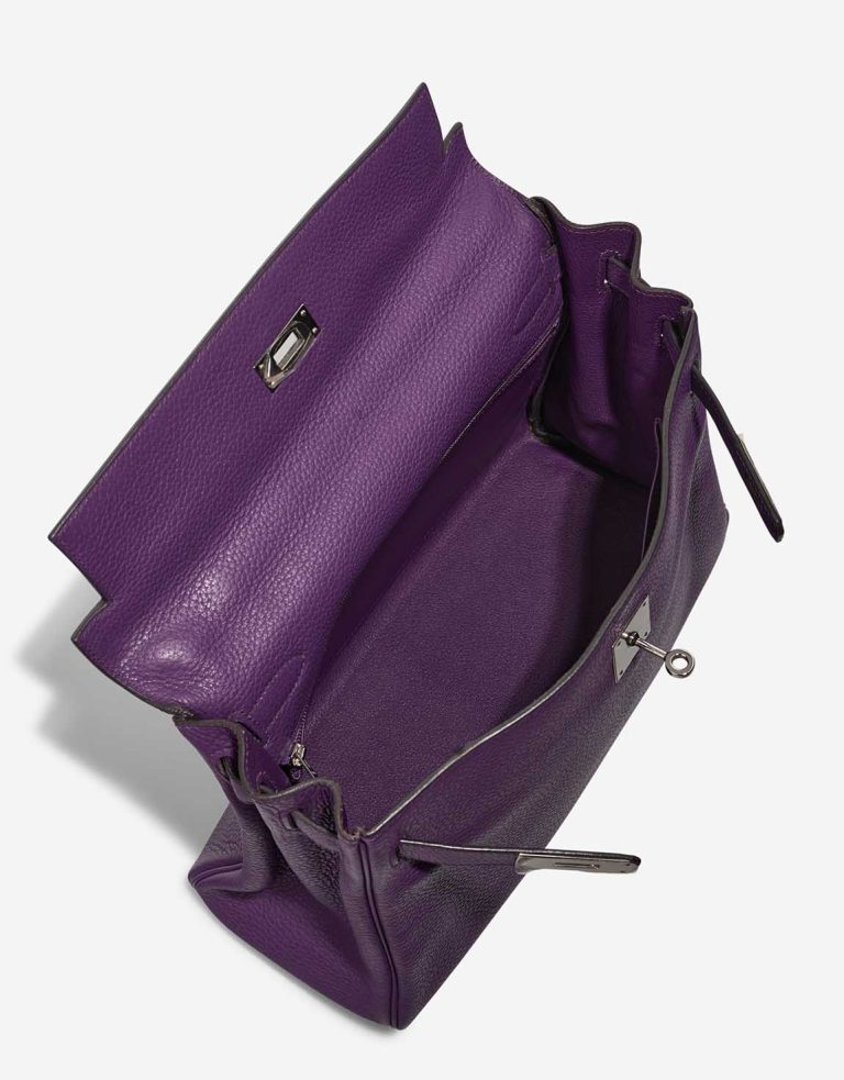 Hermès Kelly 32 Togo Ultraviolet  Inside | Sell your designer bag