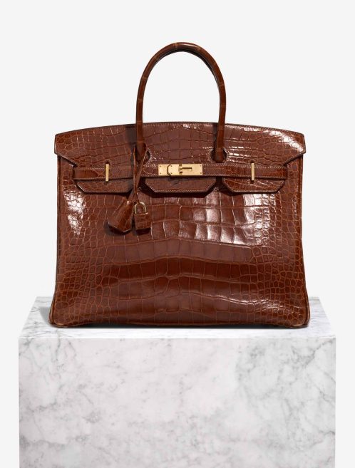Hermès Birkin 35 Alligator Mississippi Étrusque Front | Sell your designer bag