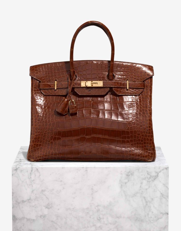 Hermès Birkin 35 Alligator Mississippi Étrusque Front | Sell your designer bag