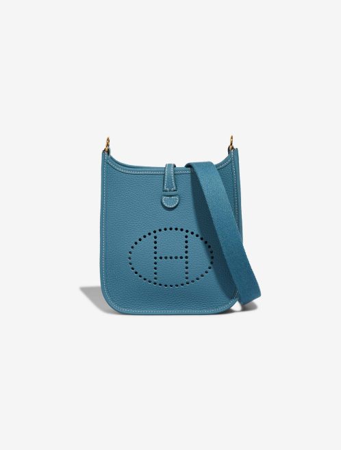 Hermès Evelyne 16 Taurillon Clémence Bleu Jean Front | Verkaufen Sie Ihre Designertasche