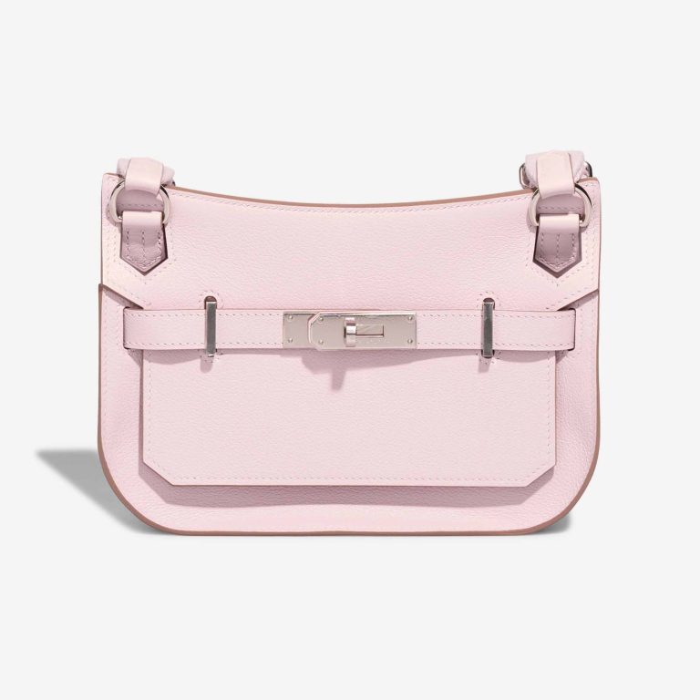 Hermès Jypsière Mini Evercolor Mauve Pâle / New White Front | Sell your designer bag