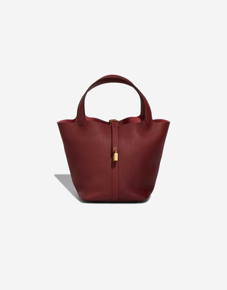 Hermès Picotin 22 Taurillon Clémence Rouge H Front | Vendre votre sac de créateur
