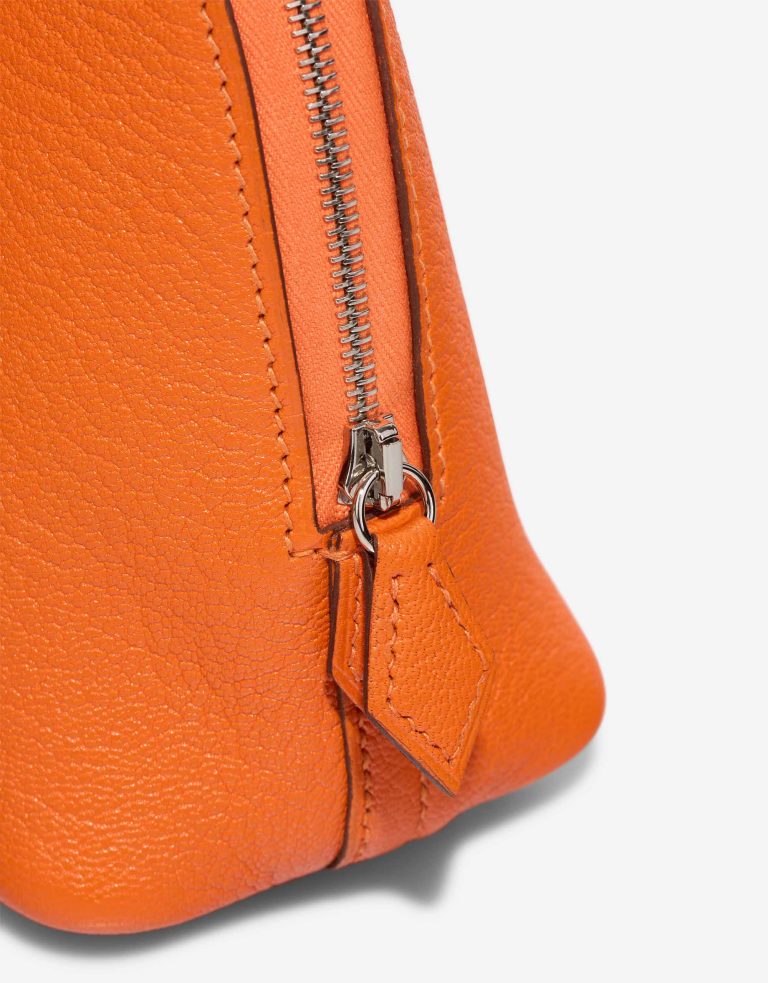 Hermès Bolide Mini Chèvre Mysore Orange Minium Closing System | Sell your designer bag