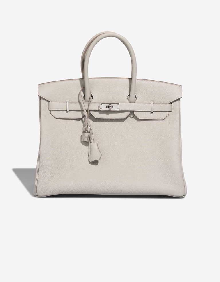 Hermès Birkin 35 Togo Gris Perle Front | Sell your designer bag