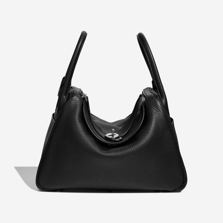 Hermès Lindy 30 Clémence Black Front | Vendre votre sac de créateur