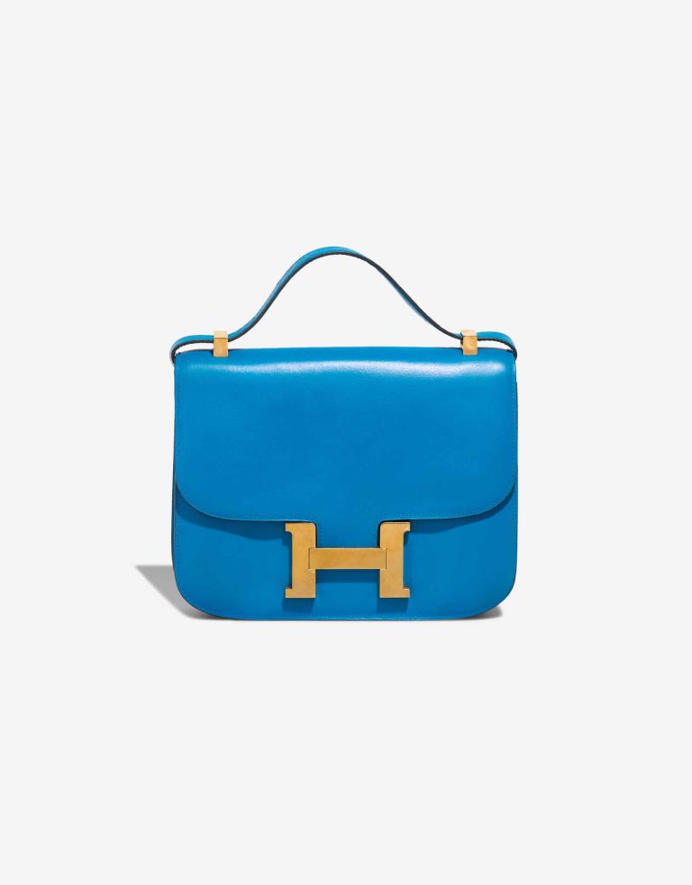 Hermès Constance 24 Box Blue Front | Vendez votre sac de créateur