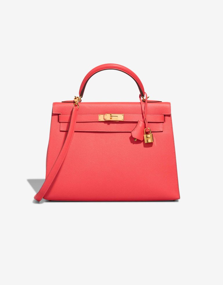 Hermès Kelly 32 Epsom Rose Jaipur Front | Vendez votre sac de créateur