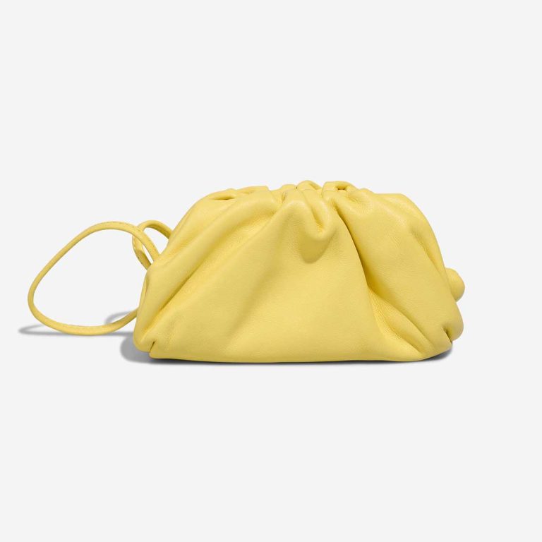 Bottega Veneta Pouch Micro Calf Lime Yellow Front | Sell your designer bag