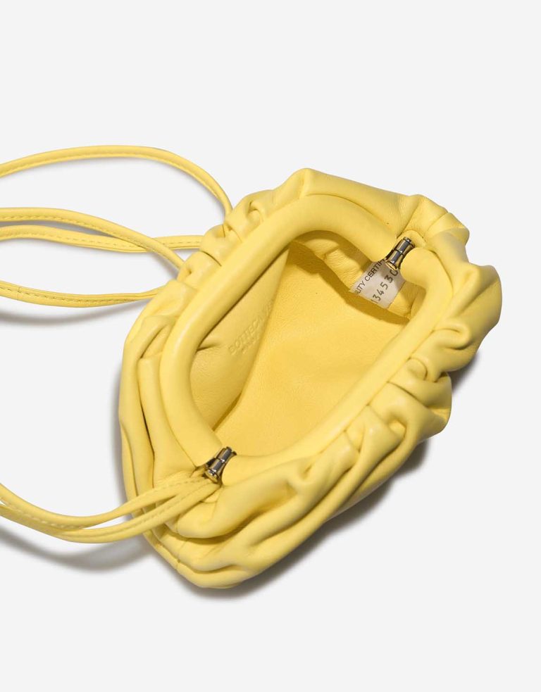 Bottega Veneta Pouch Micro Calf Lime Yellow Inside | Sell your designer bag