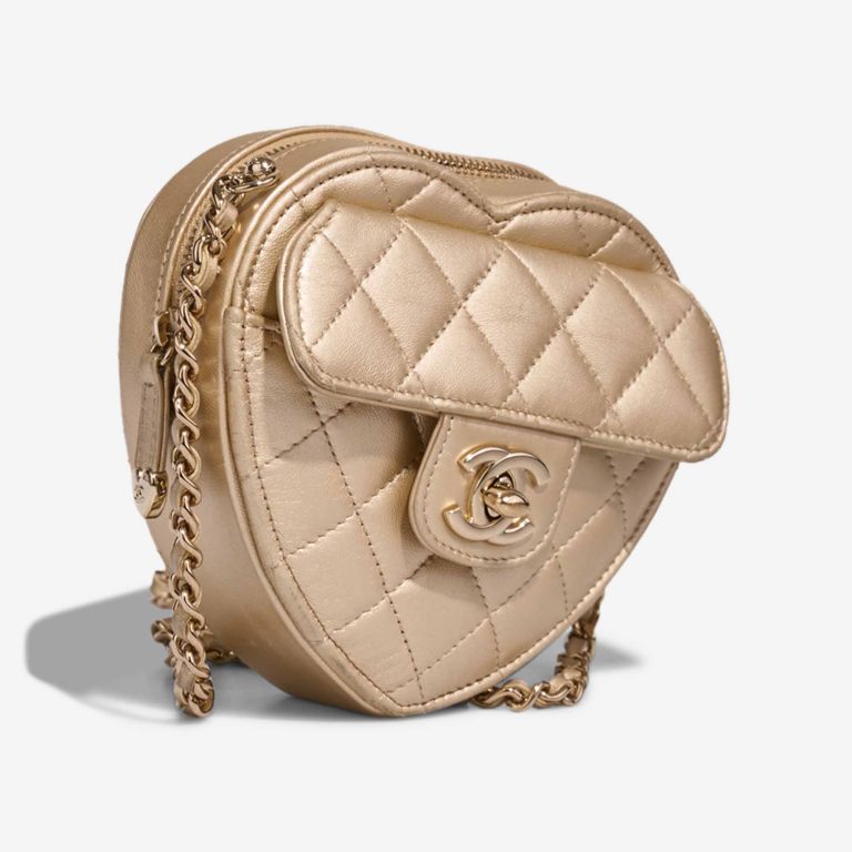 Chanel Timeless Heart Small Lamb Gold | Vendez votre sac de créateur