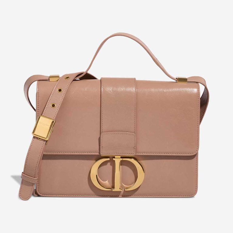 Dior 30 Montaigne Aged Calf Nude Front | Sell your designer bag