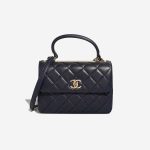 Chanel Trendy CC Medium Lamb Navy Front | Sell your designer bag