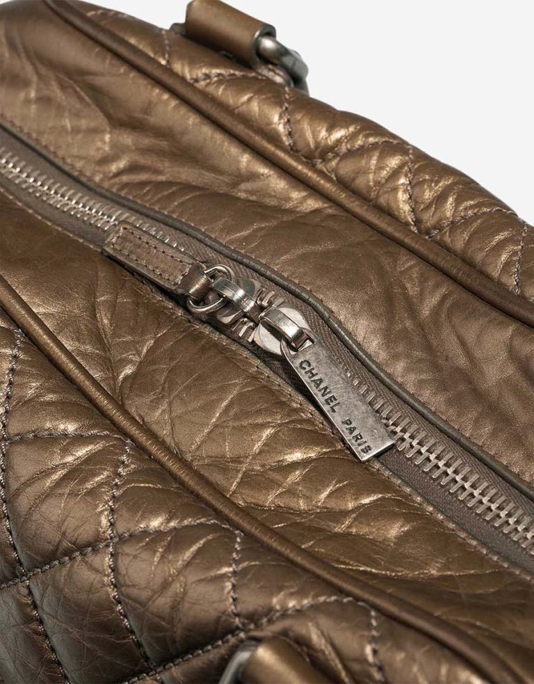 Chanel Bowling Bag Leder Bronze Closing System | Verkaufen Sie Ihre Designer-Tasche