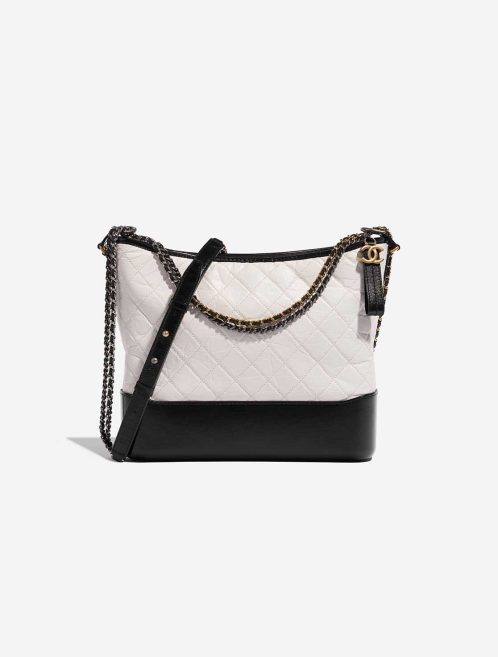 Chanel Gabrielle Large Aged Calf White Front | Sell your designer bag