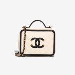 Chanel Vanity Large Caviar White / Black Front | Sell your designer bag