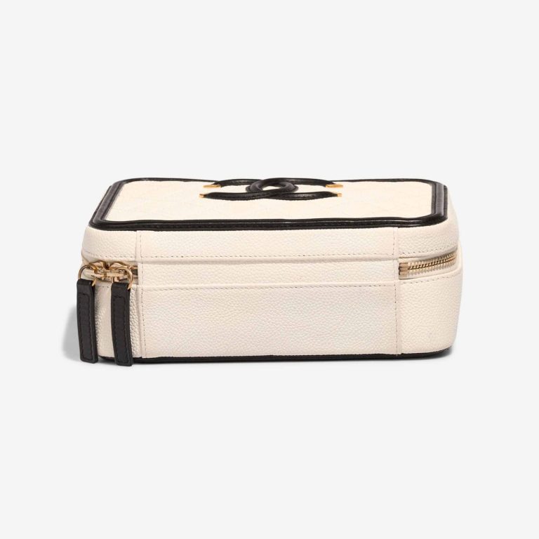 Chanel Vanity Large Caviar White / Black | Sell your designer bag